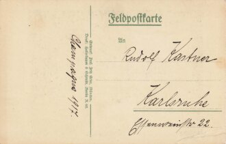 1. Weltkrieg, Ansichtskarte "Helft uns Siegen!...