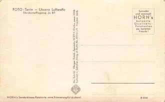 Ansichtskarte "Unsere Luftwaffe - Sturzkampfflugzeug...