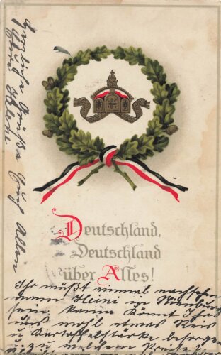 1. Weltkrieg, Ansichtskarte "Deutschland,...