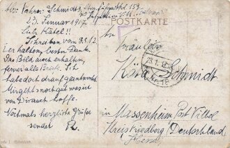 1. Weltkrieg, Ansichtskarte "Für deutsche...