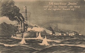1. Weltkrieg, Ansichtskarte "S.M. Kleiner Kreuzer...
