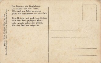 1. Weltkrieg, Ansichtskarte "Kampf im...