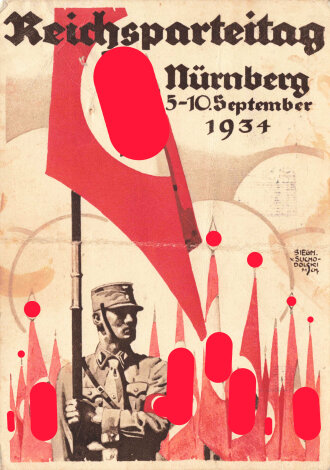 Ansichtskarte "Reichsparteitag Nürnberg 5-10....