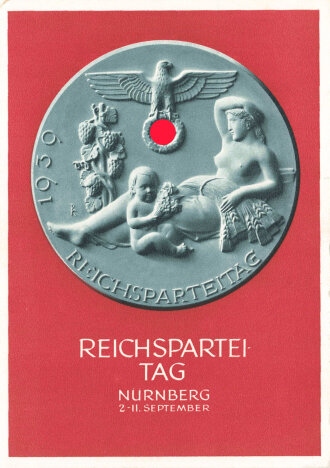 Ansichtskarte "Reichsparteitag Nürnberg 2-11. September 1939"
