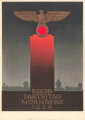 Ansichtskarte "Reichsparteitag der NSDAP Nürnberg  8.-14. September1936"
