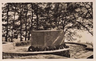Ansichtskarte "Wiesbaden - Neroberg, Ehrenmal d. 80er Regiments"