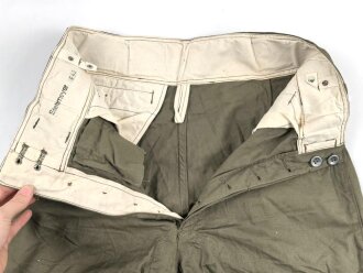 Heer, kurze Tropenhose für Angehörige des Afrikakorps. Ungetragenes Kammerstück in sehr gutem Zustand