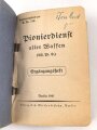 Ergänzungsheft zur H.Dv.316 " Pionierdienst aller Waffen" Berlin 1941 mit 105 Seiten
