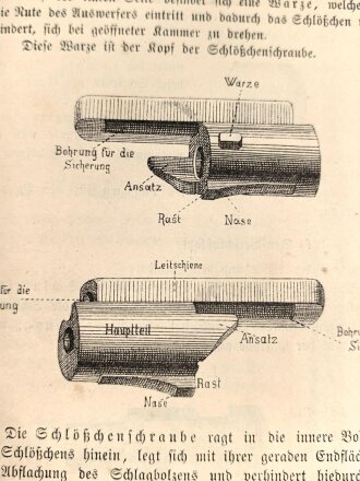 "Das Infanteriegewehr M / 71.84, Stuttgart 1887 mit 44 Seiten. DIN A5