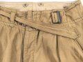 Afrikakorps Luftwaffe, Tropenhose in gutem Zustand, getragenes Kammerstück