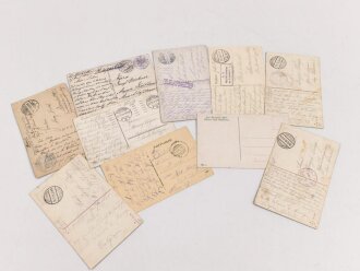Kaiserreich und 1. Weltkrieg, 10 Stück Ansichtskarten
