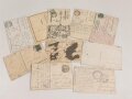 Kaiserreich und 1. Weltkrieg, 10 Stück Ansichtskarten