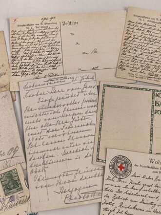 Kaiserreich und 1. Weltkrieg, 10 Stück Ansichtskarten