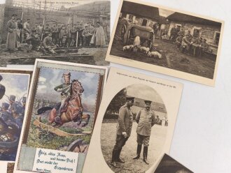 Kaiserreich und 1. Weltkrieg, 10 Stück Ansichtskarten