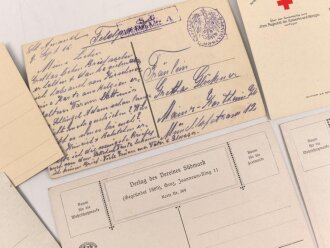 Kaiserreich und 1. Weltkrieg, 10 Stück Ansichtskarten