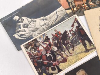 Kaiserreich und 1. Weltkrieg, 10 Stück Ansichtskarten