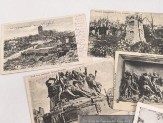 Kaiserreich und 1. Weltkrieg, 10 Stück Ansichtskarten