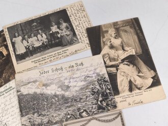 Kaiserreich und 1. Weltkrieg, 10 Stück Ansichtskarten