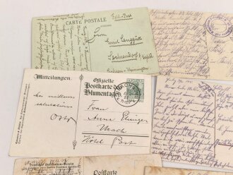 Kaiserreich und 1. Weltkrieg, 10 Stück Ansichtskarten