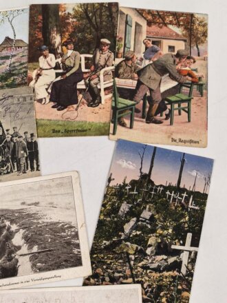 Kaiserreich und 1. Weltkrieg, 10 Stück Ansichtskarten