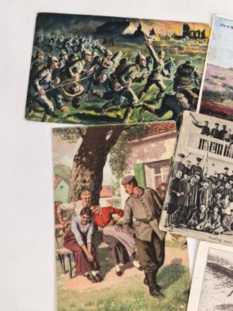 Kaiserreich und 1. Weltkrieg, 10 Stück Ansichtskarten