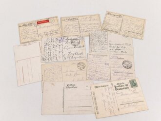 Kaiserreich und 1. Weltkrieg, 10 Stück Ansichtskarten