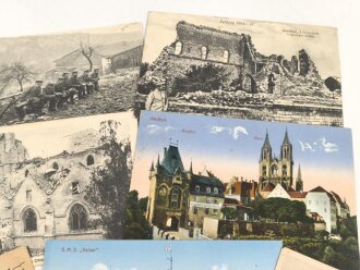 Kaiserreich und 1. Weltkrieg, 10 Stück Ansichtskarten