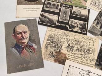 Kaiserreich und 1. Weltkrieg, 10 Stück Ansichtskarten