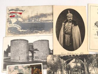 Kaiserreich und 1. Weltkrieg, 10 Stück Ansichtskarten