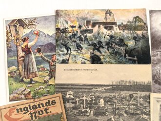 Kaiserreich und 1. Weltkrieg, 10 Stück Ansichtskarten