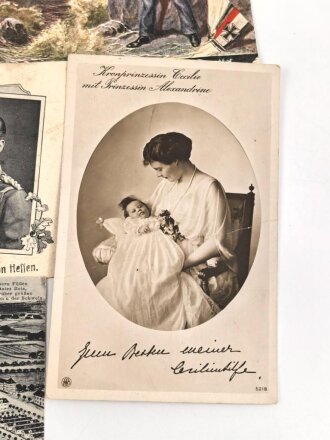 Kaiserreich und 1. Weltkrieg, 10 Stück Ansichtskarten