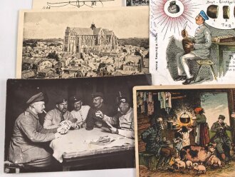 Kaiserreich und 1. Weltkrieg, 10 Stück Ansichtskarten