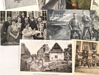 Kaiserreich und 1. Weltkrieg, 10 Stück Ansichtskarten