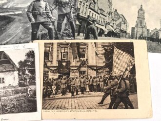 Kaiserreich und 1. Weltkrieg, 10 Stück Ansichtskarten