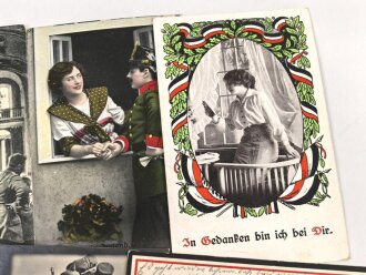 Kaiserreich und 1. Weltkrieg, 10 Stück Ansichtskarten