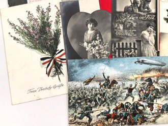 Kaiserreich und 1. Weltkrieg, 10 Stück Ansichtskarten