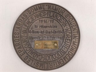 1. Weltkrieg Infanterie Regiment 164, Verliehener...
