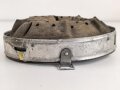 Innenfutter Wehrmacht für einen Stahlhelm Modell 1935, Datiert 1939,  für Kopfgrösse 59 und Glockengrösse 66. Innne mit Klebstoff verschmiert.