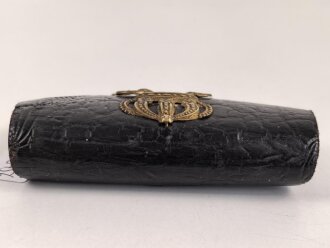 Württemberg Deckel für einen Kartuschkasten für Offiziere im Dragoner-Regiment Königin Olga (1. Württembergisches) Nr. 25.