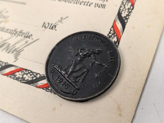 1.Weltkrieg, "Sammlung von Goldschmuck 1916"...