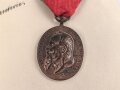 Bayern , Besitzzeugnis zur Jubiläumsmedaille 1905. Mittig gefaltet, dazu die Medaille am Band