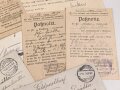 Hamburg, Verleihungsurkunde zum Hanseatenkreuz, ausgestellt am 20.10.1916 auf einen Pionier. Dazu das kreuz am Band sowie diverse weitere Papiere, ein Foto und sein Führungszeugnis