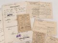 Hamburg, Verleihungsurkunde zum Hanseatenkreuz, ausgestellt am 20.10.1916 auf einen Pionier. Dazu das kreuz am Band sowie diverse weitere Papiere, ein Foto und sein Führungszeugnis
