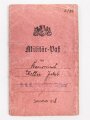 Bayern , Besitzzeugnisse und Militär Paß für einen Angehörigen im Feldartillerie Regiment 20.