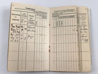 Bayern , Vorläufiger Ausweis für das Eiserne Kreuz II.Klasse, ausgestellt auf einen Angehörigen Reserve Feldlazarett 71 am 7.11.1918.