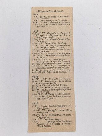 Bayern , Vorläufiger Ausweis für das Eiserne Kreuz II.Klasse, ausgestellt auf einen Angehörigen Reserve Feldlazarett 71 am 7.11.1918.