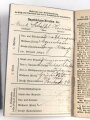 Bayern , Vorläufiger Ausweis für das Eiserne Kreuz II.Klasse, ausgestellt auf einen Angehörigen Reserve Feldlazarett 71 am 7.11.1918.