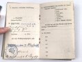 Bayern , Vorläufiger Ausweis für das Eiserne Kreuz II.Klasse, ausgestellt auf einen Angehörigen Reserve Feldlazarett 71 am 7.11.1918.
