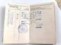 Bayern , Vorläufiger Ausweis für das Eiserne Kreuz II.Klasse, ausgestellt auf einen Angehörigen Reserve Feldlazarett 71 am 7.11.1918.