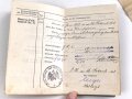 Bayern , Vorläufiger Ausweis für das Eiserne Kreuz II.Klasse, ausgestellt auf einen Angehörigen Reserve Feldlazarett 71 am 7.11.1918.